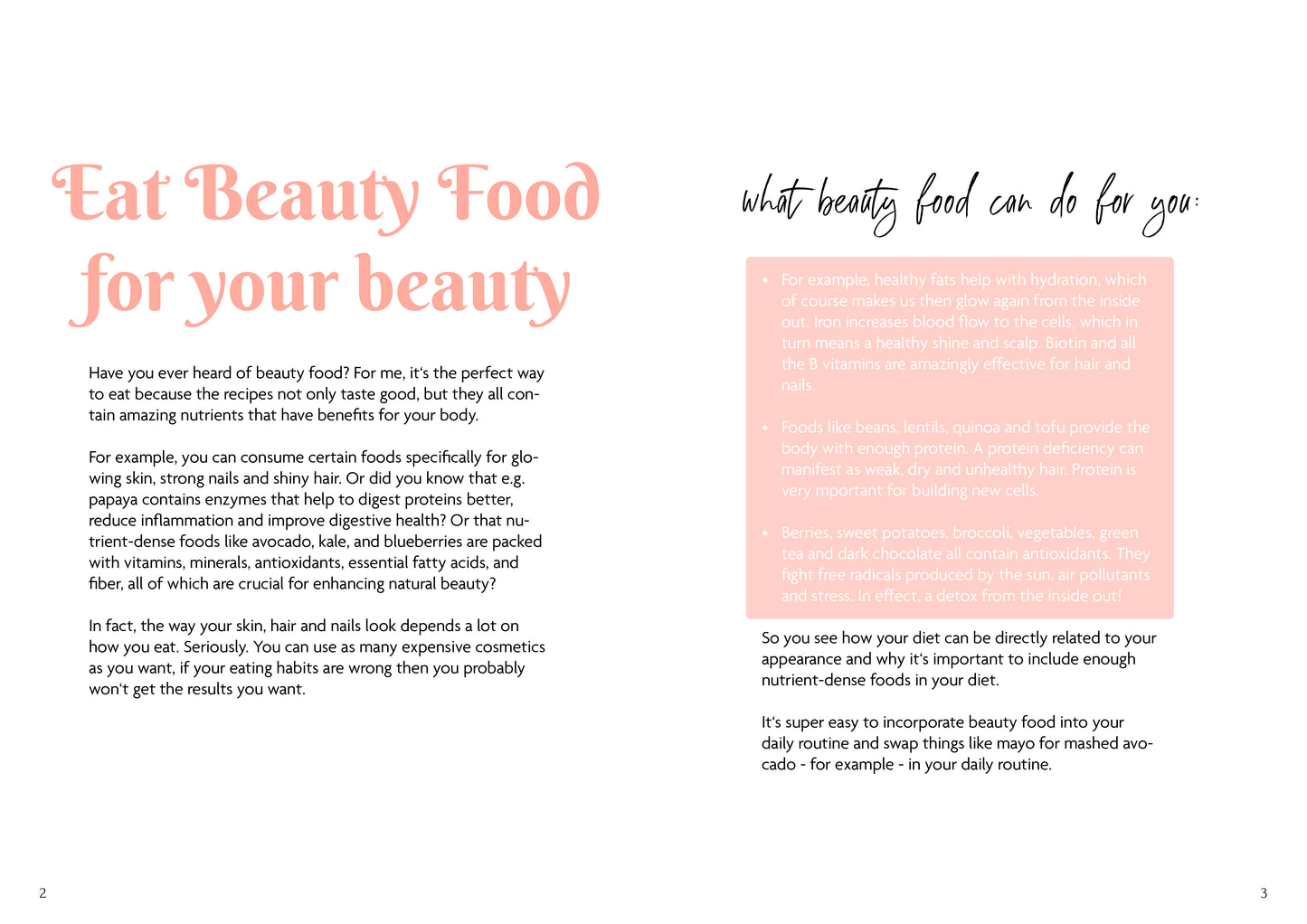 Vegan Beauty Food